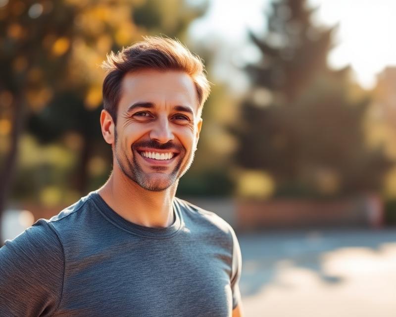 Healthy, confident man enjoying an active lifestyle - Reload ME customer